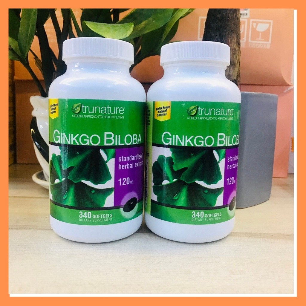 Viên Uống Bổ Não Ginkgo Biloba 340 Viên Của Mỹ( có bill Costco Mỹ)