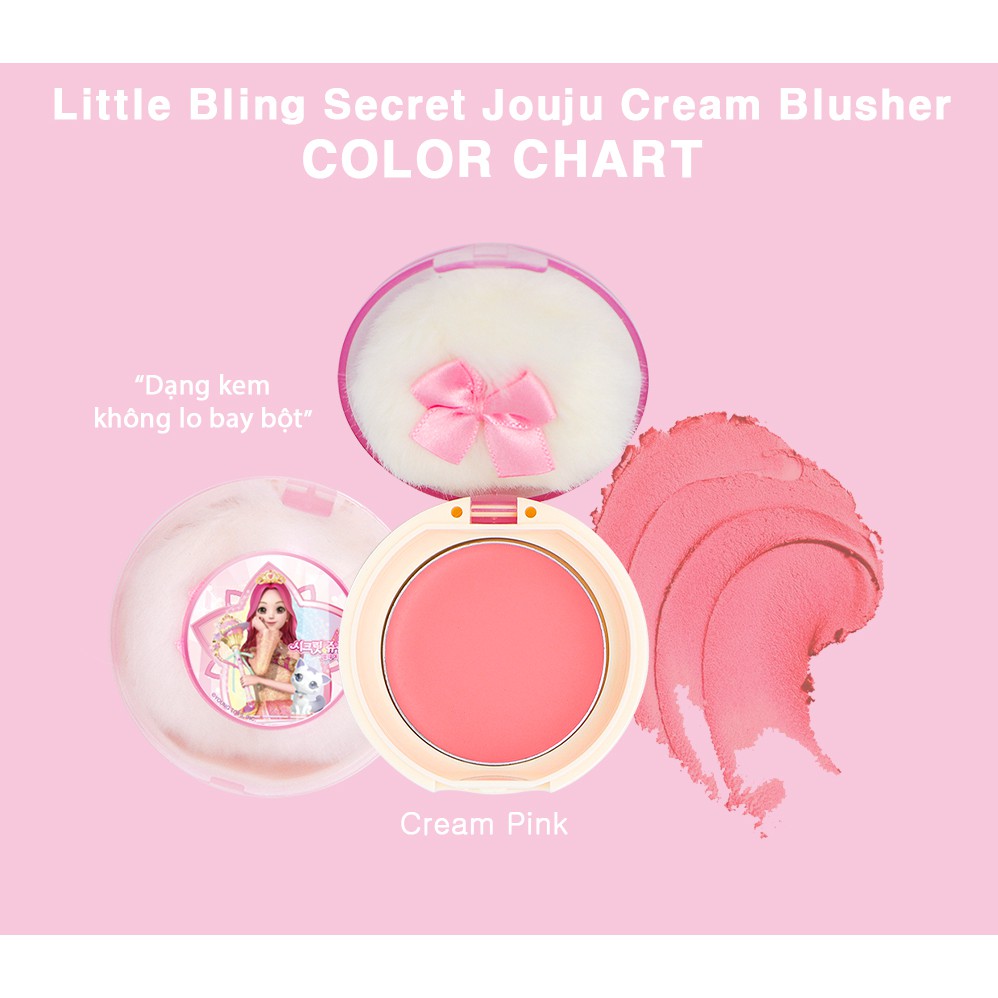 Má hồng cho bé Little Bling Secret Jouju "Guardians of Star" Shu- Cream Blusher | BigBuy360 - bigbuy360.vn