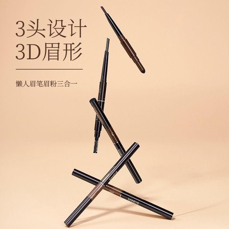 SANIYE (hàng Mới Về) Bút Kẻ Lông Mày Wankasaniye 3d Ba Trong Một Chống Thấm Nước Và Mồ Hôi Lâu Trôi