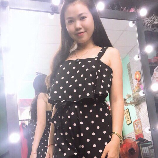 JUMPSUIT BÈO 2 DÂY ( có quay clip thật )