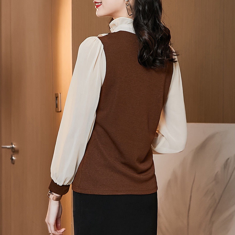 Áo sơ mi voan tay dài thời trang dành cho nữ