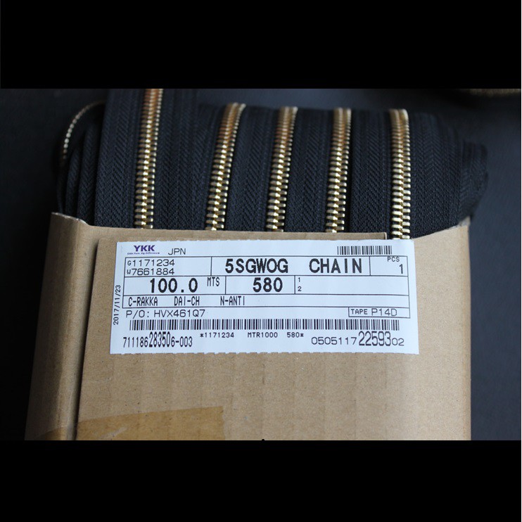 Dây YKK Excella cao cấp 2 chiều răng 5  - phụ liệu dụng cụ làm đồ da thủ công