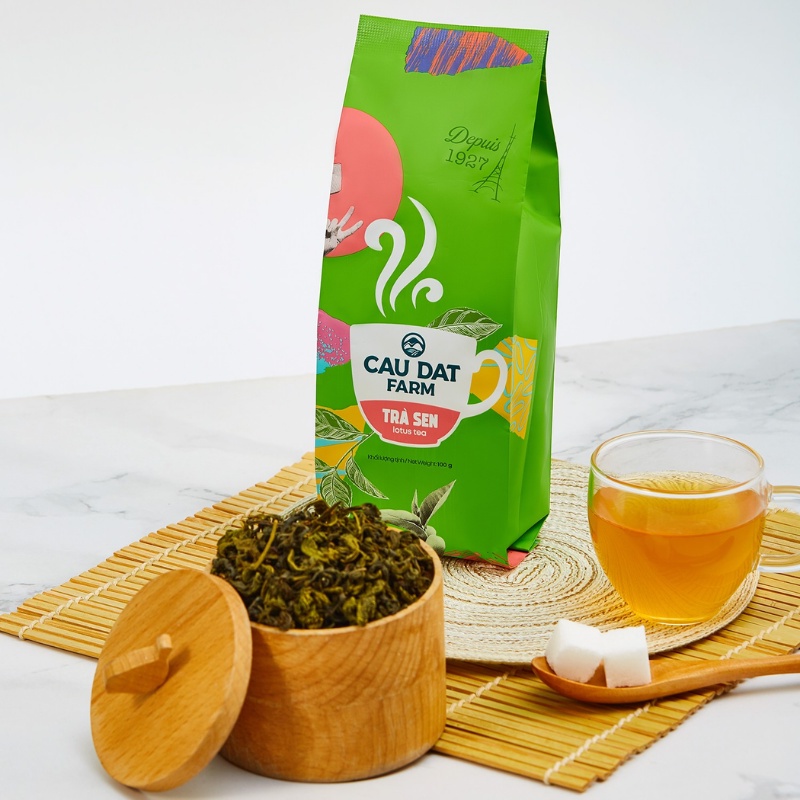 TRÀ SEN CẦU ĐẤT GÓI 100G