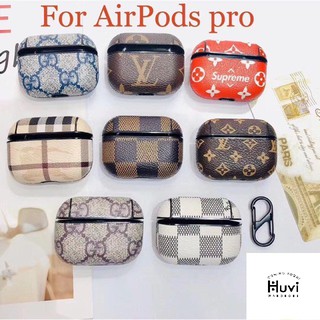 Case airpod pro tai nghe Bluetooth Airpod 3 🌟 Vỏ bọc giả da Lv Gc Supreme AirPods 3 ( Pro )🌟