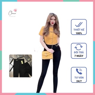 Quần legging nữ, quần legging lưng cạp cao gen bụng tôn dáng chất umi Hàn siêu dày mềm mịn co dãn siêu tốt Charm Fashion