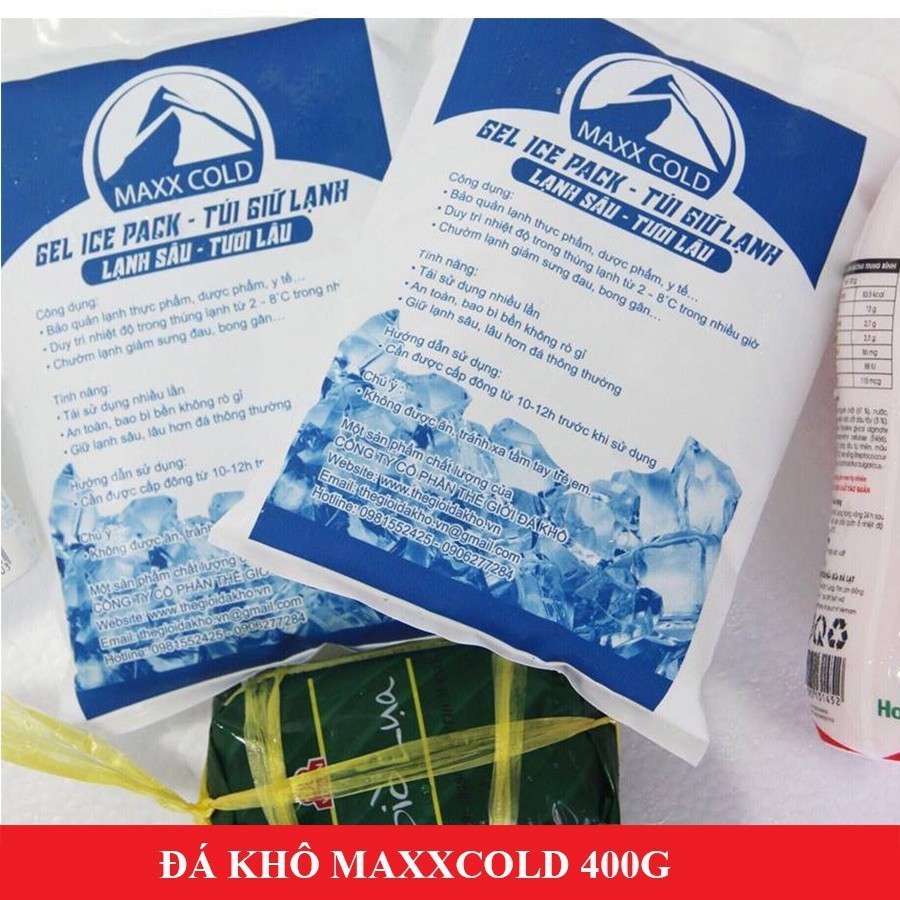 Đá khô túi MaxxCold 400g - 300g