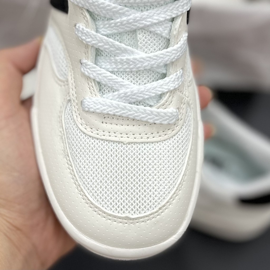 Giày Sneaker NB CRT 300 Trắng Logo Đen Giày Thể Thao Nam Nữ Newbalence 300 Thấp Cổ Full Phụ Kiện