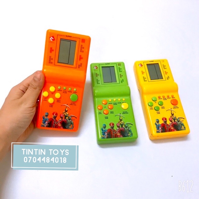 [TẶNG PIN] Đồ chơi máy bấm điện tử xếp gạch, xếp hình cho bé