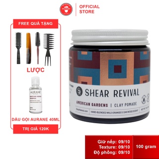 Sáp vuốt tóc Shear Revival American Gardens Clay Pomade