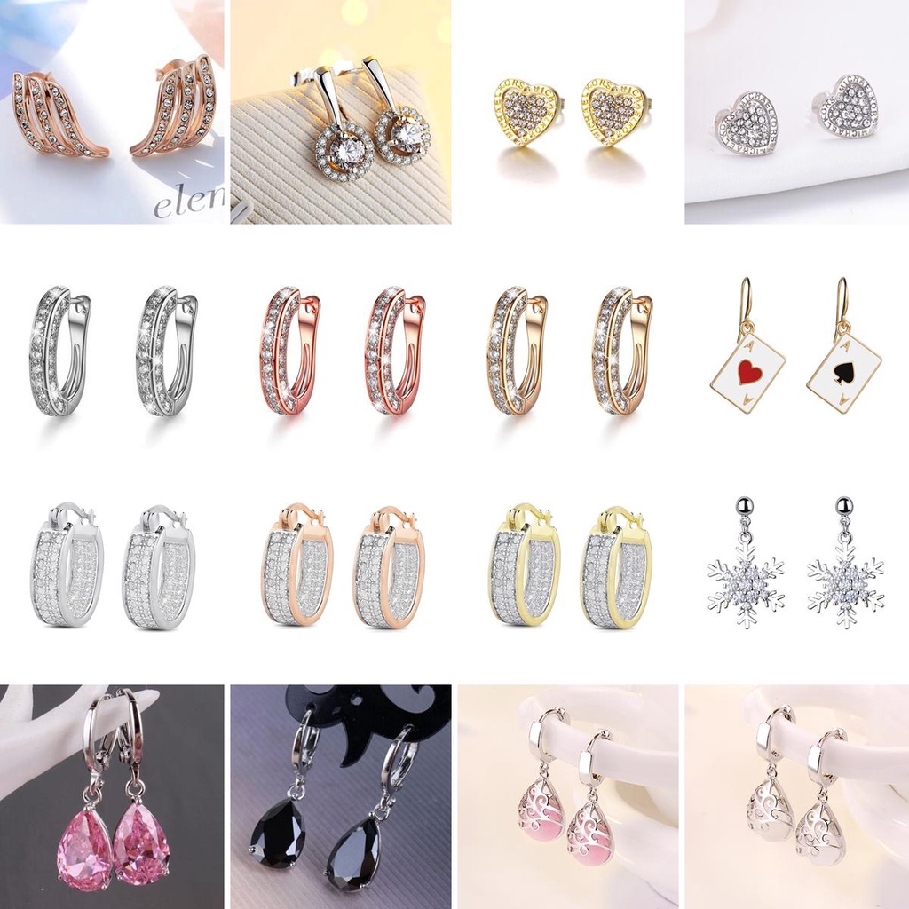 Bông Tai Bạc 925 Hình Hoa Phong Cách Hàn Quốc Thời Trang Cho Nữ Ed012