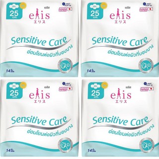 Băng vệ sinh Elis Sensitive Care Natural Cotton 14 miếng 25cm