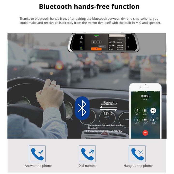 Camera hành trình dạng lắp gương hãng Phisung E08-E/4G/Wifi/GPS/10'' cao cấp - Hàng Nhập Khẩu Chính Hãng | BigBuy360 - bigbuy360.vn