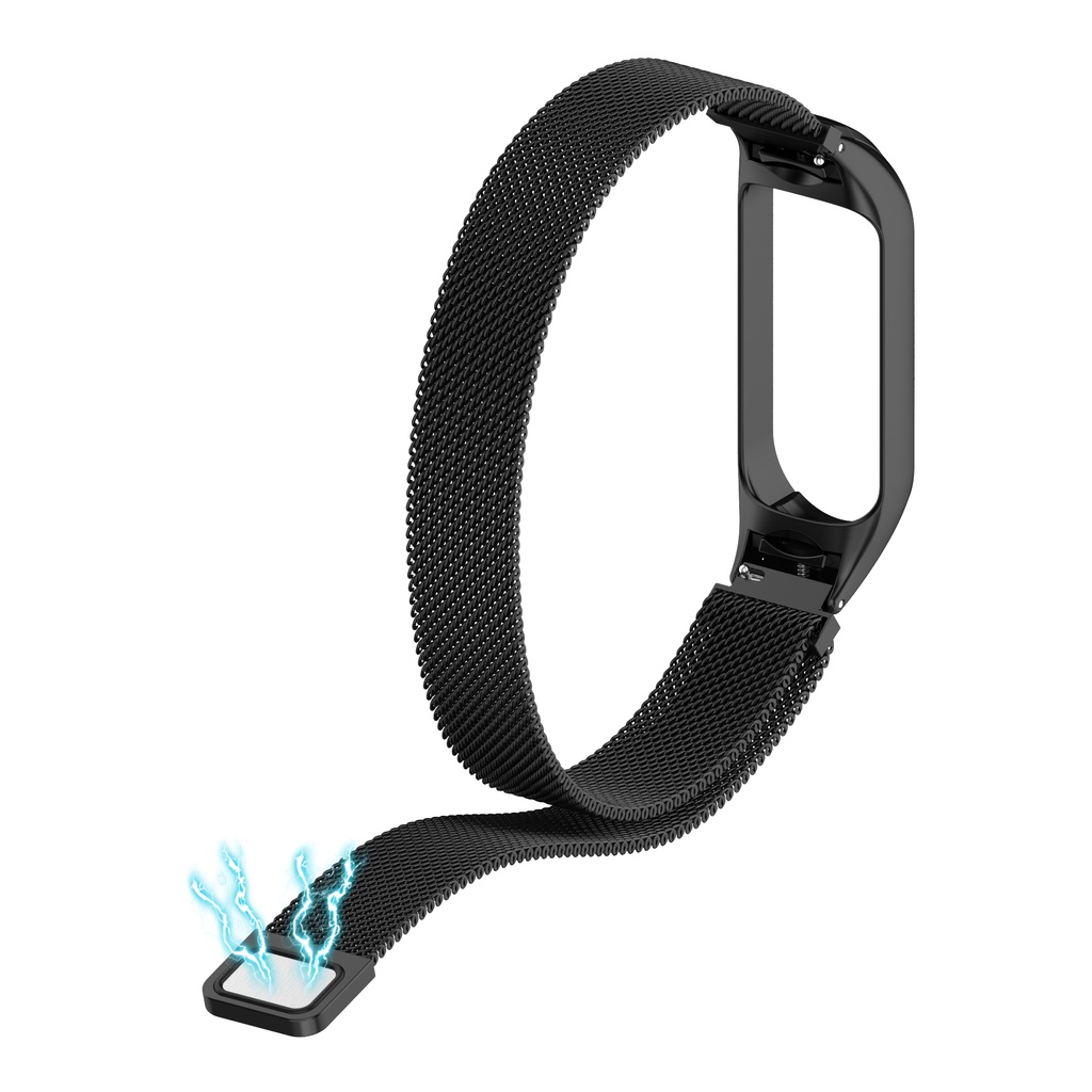 Dây đeo thay thế bằng thép không gỉ cho Xiaomi Mi Band Miband 3 4 5 6