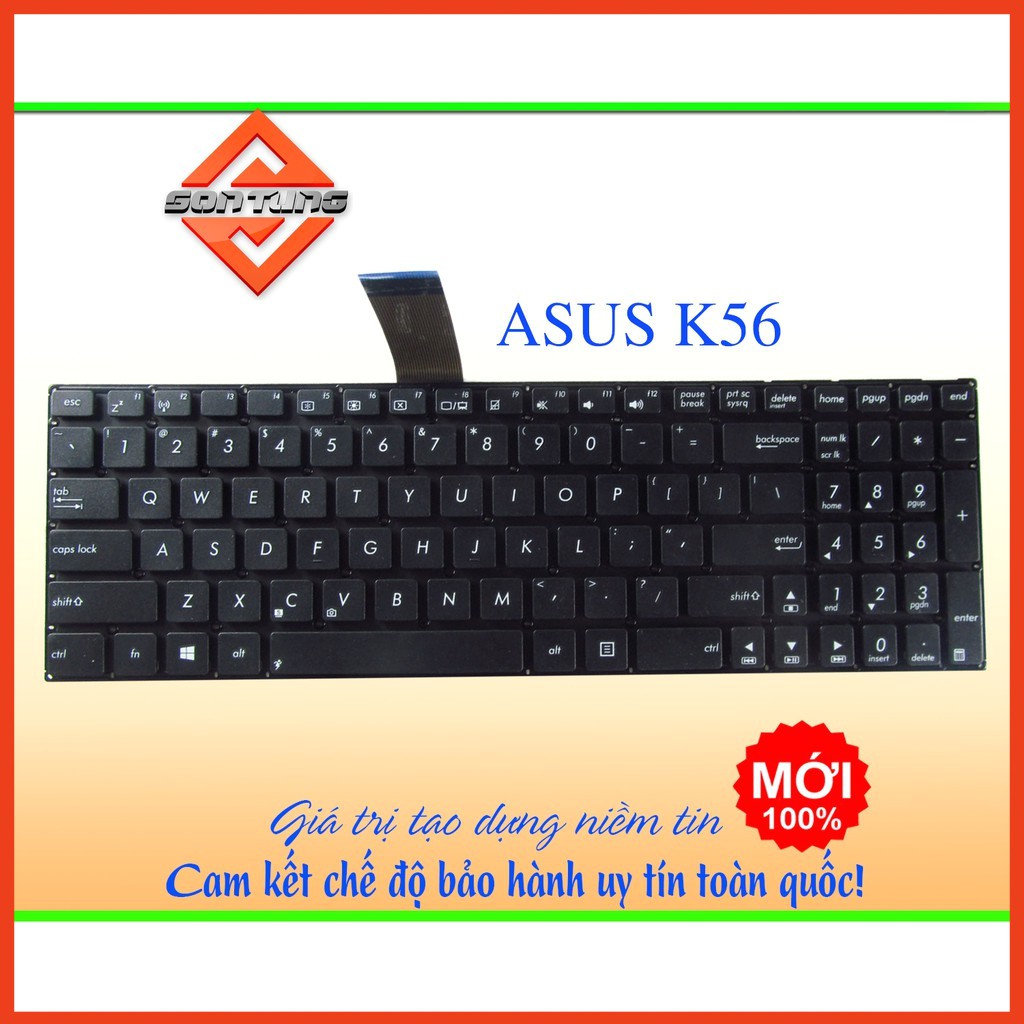 [NEW]Bàn Phím Laptop Asus K56 K56C K56CA K56CB K56CM S56c S56ca S56cb S56cm