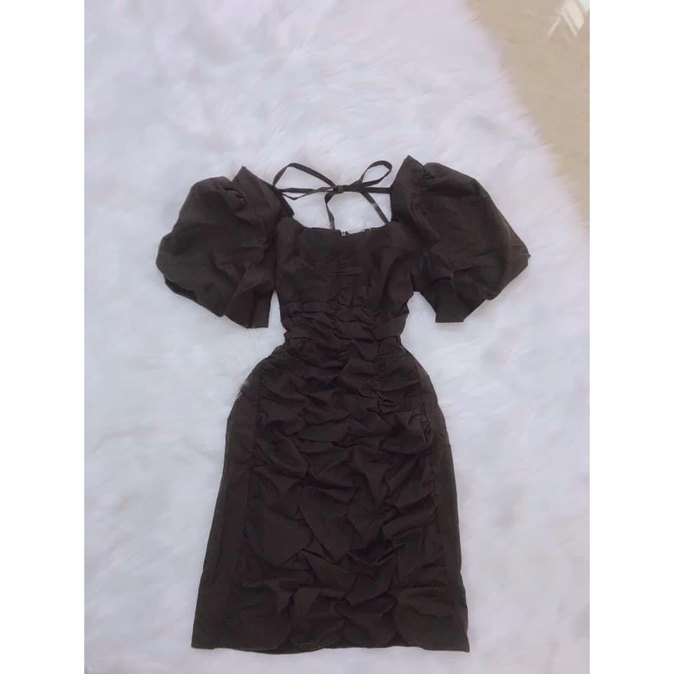 Đầm váy body nhún tôn ngực tôn dáng cho nàng thời trang nữ dạo phố dự tiệc Zashopp | BigBuy360 - bigbuy360.vn