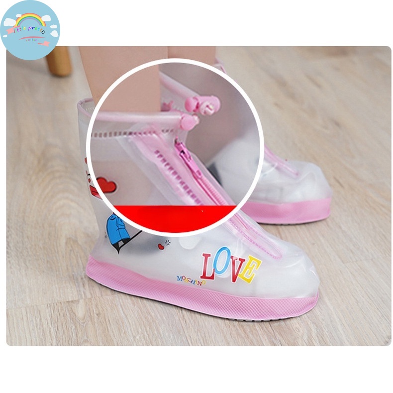 Vỏ Bọc Giày Đi Mưa Chống Trượt Chống Thấm Nước Có Thể Tái Sử Dụng Cho Bé