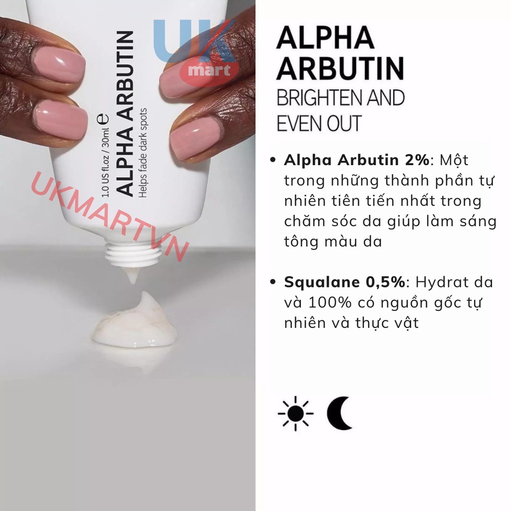 Tinh Chất Trắng Da The INKEY List Alpha Arbutin 30ml