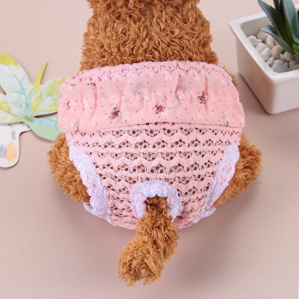 Quần tã thú cưng vải chiffon co giãn thoáng khí