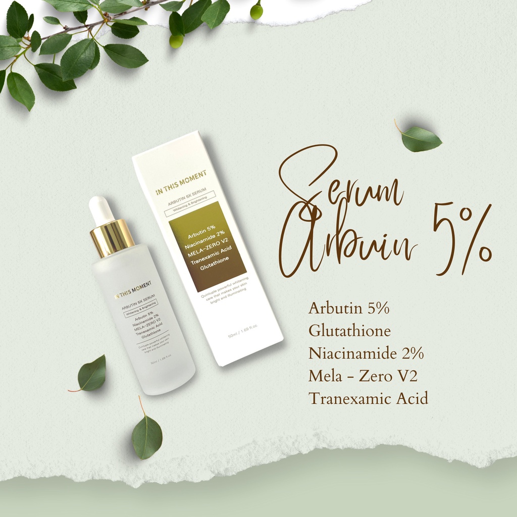 Serum Arbutin 5% trắng da, nám sạm 50ml