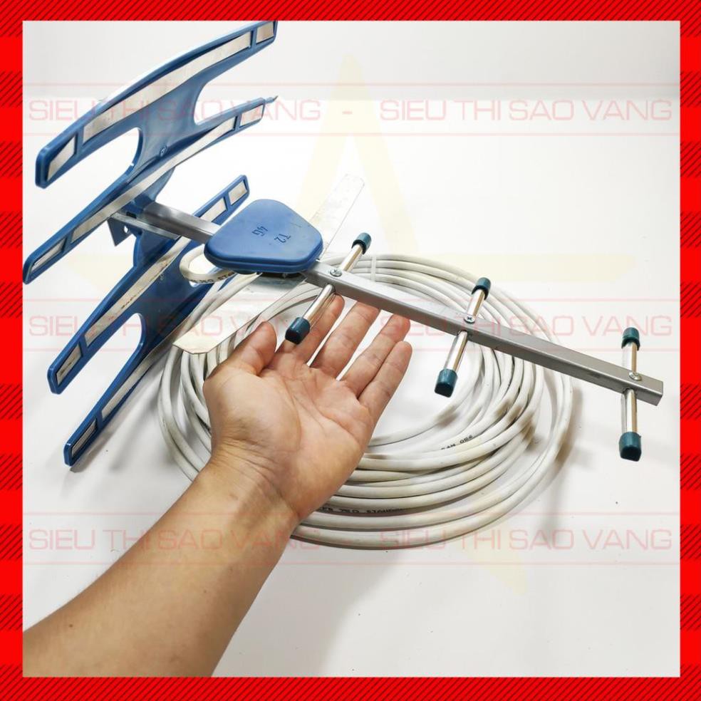 Anten DVB T2 T24G truyền hình kĩ thuật số bắt sóng khỏe kèm dây 15m