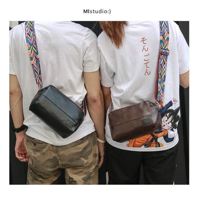 TÚI ĐEO CHÉO UNISEX NAM NỮ DÂY THỔ CẨM SANG CHẢNH