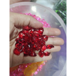 5 thỏi vàng lưu ly màu đỏ 1,5 cm