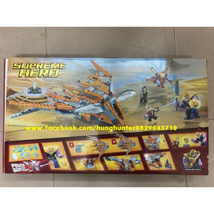 Bộ lắp ráp Lego Marvel Superheroes Thanos : Ultimate Battle - phi thuyền Milano Infinity War