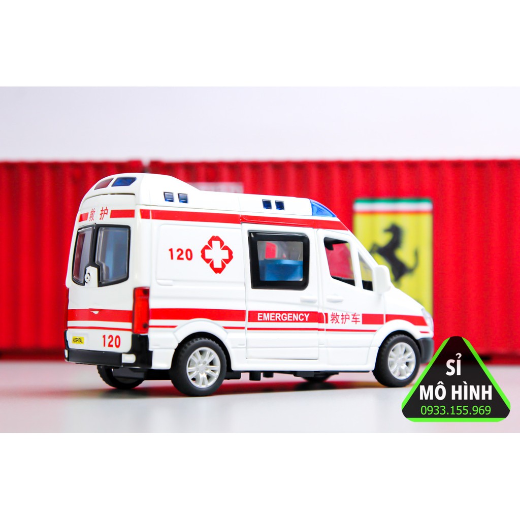 [ Sỉ Mô Hình ] Mô hình xe cứu thương xe cấp cứu Ambulance