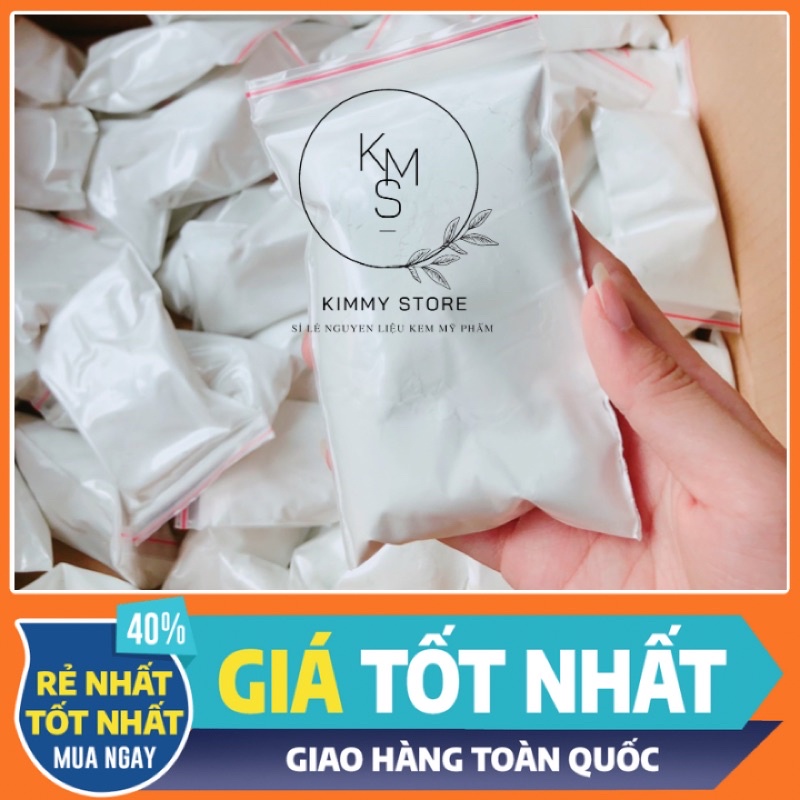 lẻ 1 túi zip 50g bột tẩy kích trắng màu trắng