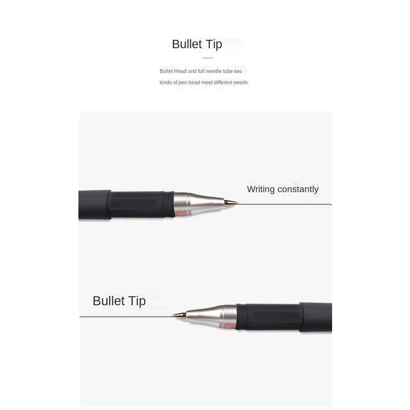 Bút Bi gel Đen 0.5Mm Mực Đỏ/Xanh Dương/Đỏ/Xanh Dương Cho Học Sinh/Văn Phòng