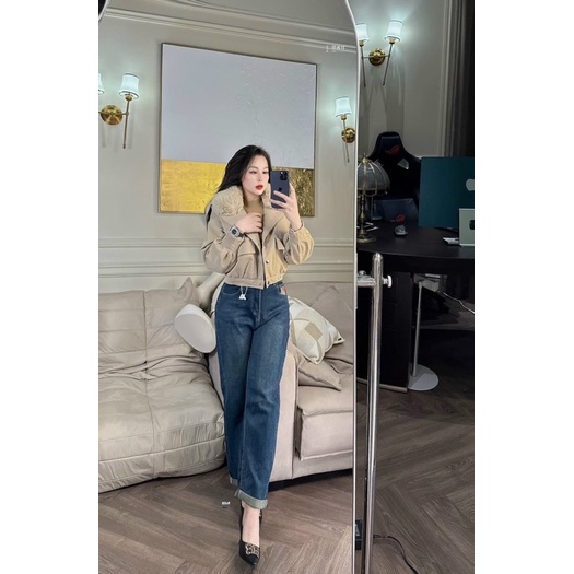 ☘️ÁO KHOÁC DA NHUNG LÓT LÔNG QUẢNG CHÂU☘️