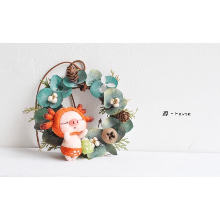 Len Chọc Handmade, Bộ Kit Len Chọc Heo Ủn Ỉn