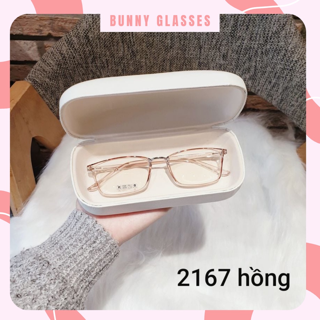 Kính gọng dẻo siêu dẻo mã 2167 Bunny mắt kính vuông giá rẻ