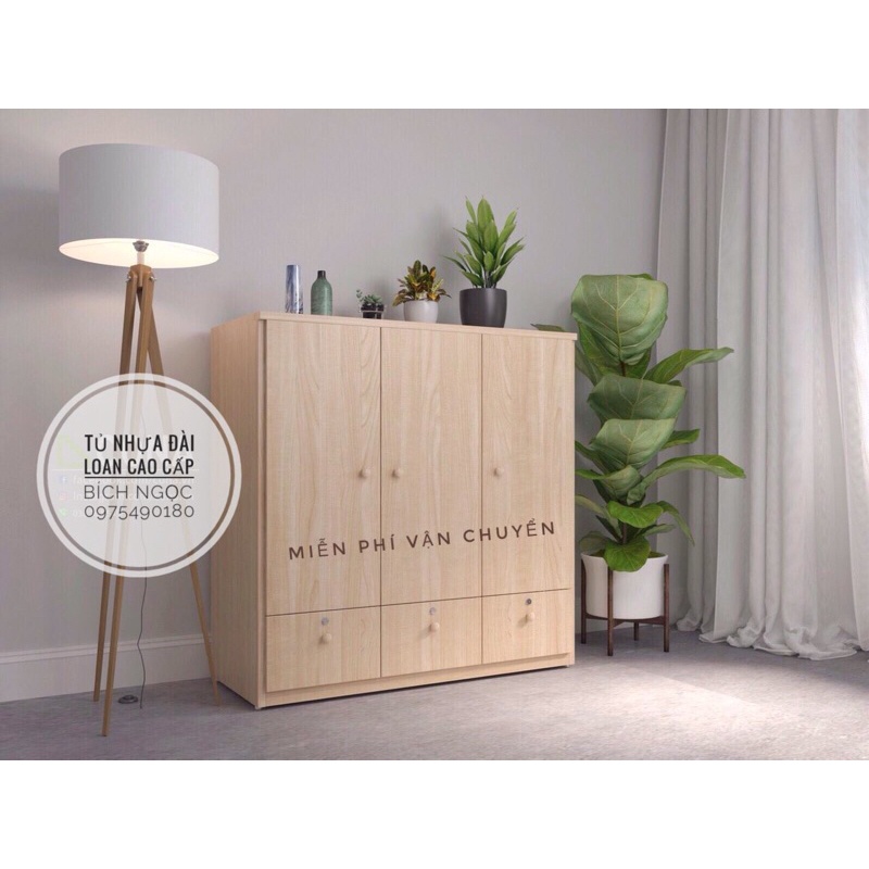 Tủ nhựa đài loan cho bé giá rẻ đựng quần áo cho bé trai bé gái chịu lực tốt nhất tặng stick