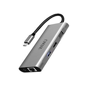 BỘ CHUYỂN ĐỔI WIWU ALPHA A11312H 11 IN 1 USB TYm, Khả Năng Tương Thích Rộng Rãi - Hàng Chính Hãng