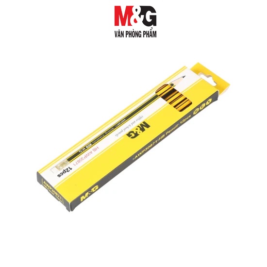 Chì chuốt HB M&G AWP30871 thân vàng có gôm