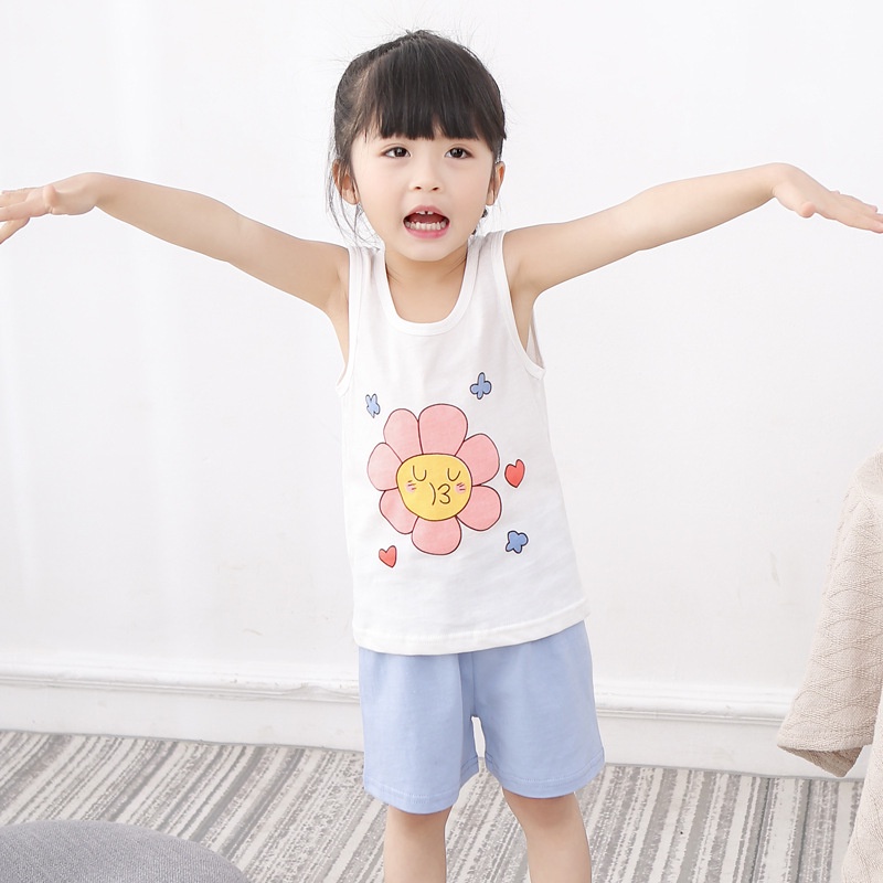 Bộ thun bé gái set thun 3 lỗ cho bé 100% coton BT22 size 90-140 6-30 kg thời trang trẻ em hàng quảng châu