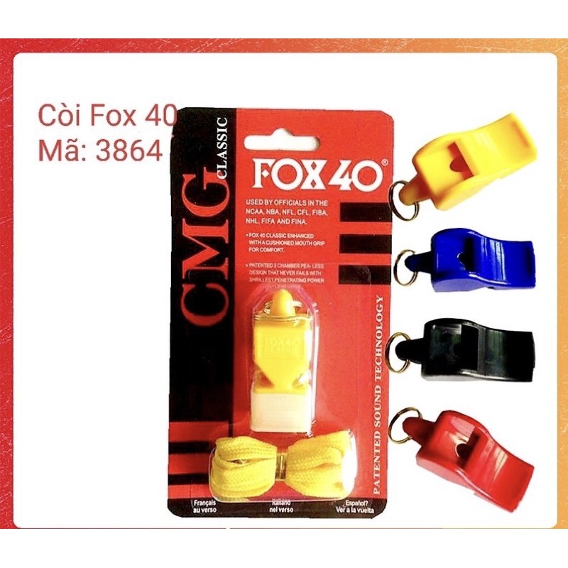 Còi trọng tài Fox 40