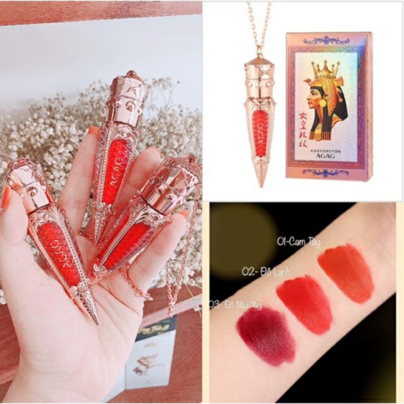 [Hàng HOT ] Son KEM KIM CƯƠNG AGAG Bản VIP lên màu Cực Chuẩn 3 MÀU CHẤT , HOT NHẤT THỊ TRƯỜNG ĐÔNG 2020 | BigBuy360 - bigbuy360.vn