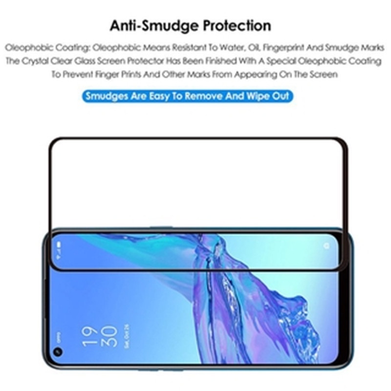 Kính Cường Lực Oppo A76 / A96 Bảo Vệ Full Toàn Màn Hình