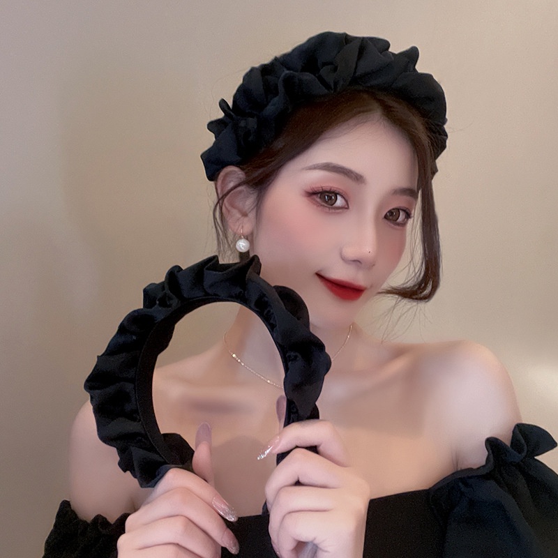 IF ME Cài tóc   bằng lụa gấp được đơn giản thời trang Hàn Quốc cho nữ