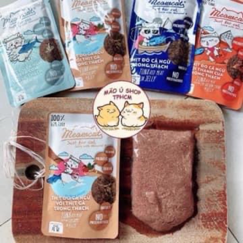 COMBO 12 GÓI PATE MEOWCAT - PATE MÈO GÓI 70G