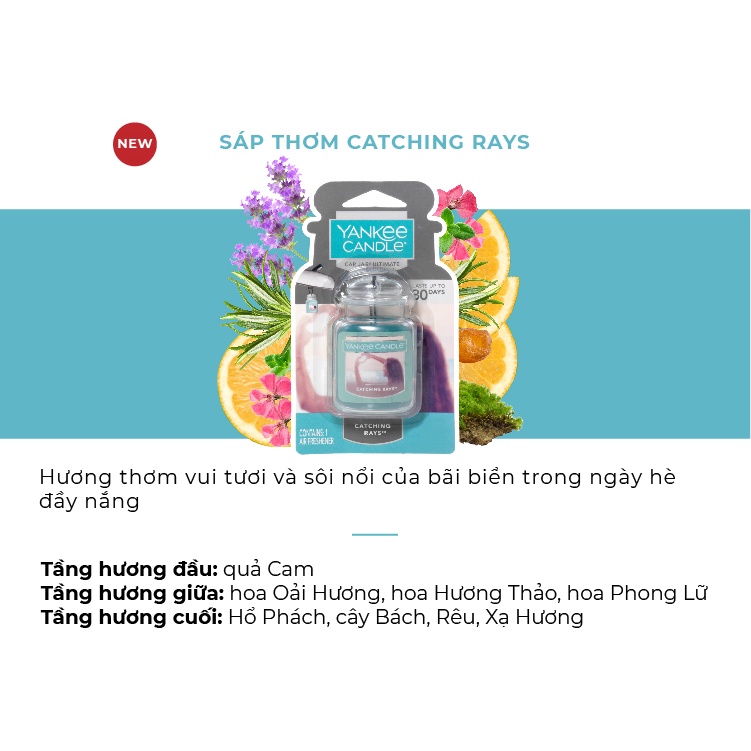 Sáp thơm xe Yankee Candle - Catching Rays