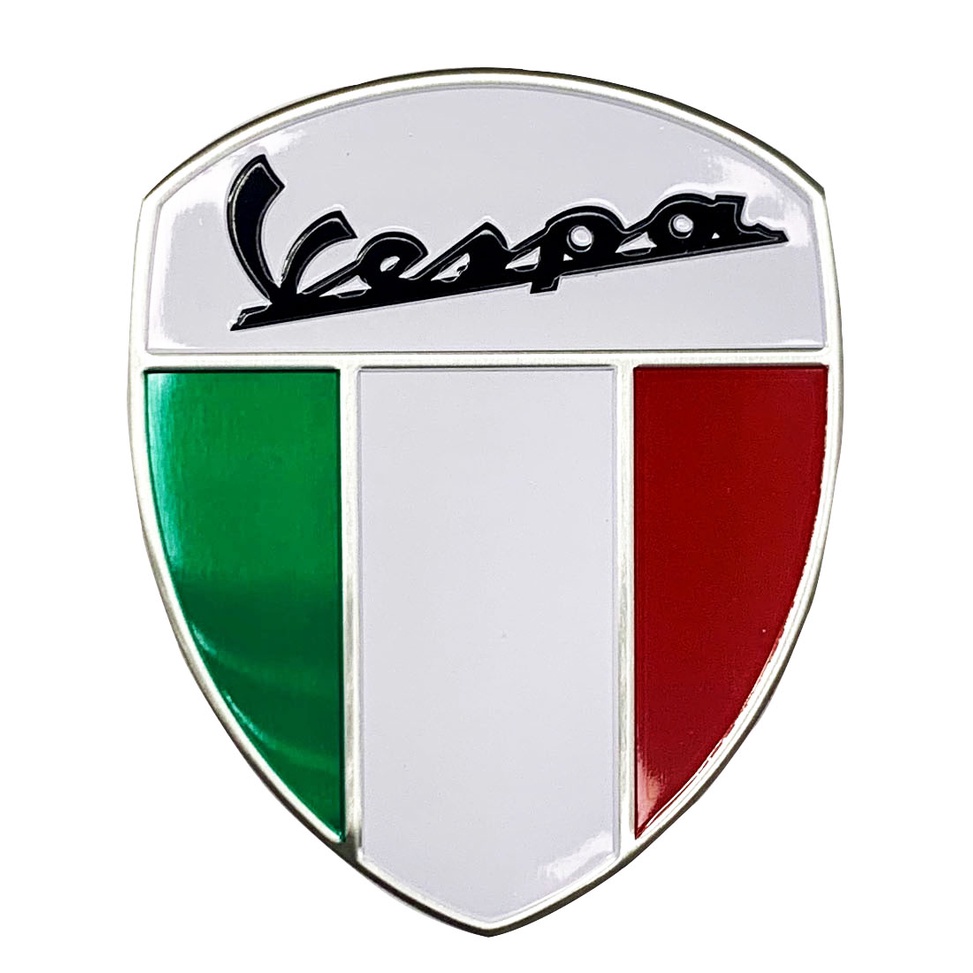 Logo nhôm Vespa Italy