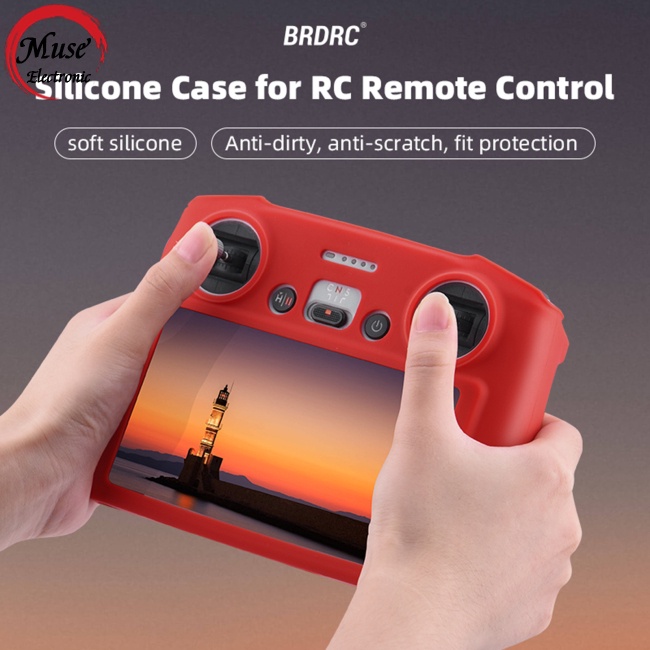 Ốp Điện Thoại Silicon Chống Trượt Chống Bụi Bảo Vệ Màn Hình Điều Khiển Từ Xa Cho Dji Mini 3 Pro Rc