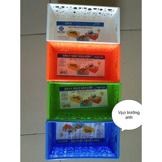 Rổ nhựa chữ nhật 28*15cm , khay nhựa đa năng