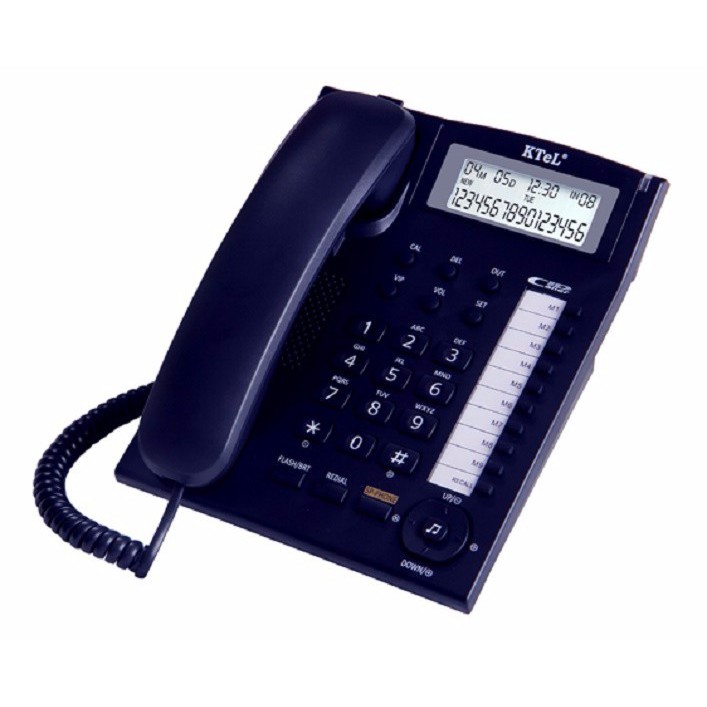 Điện thoại bàn chuông to, hiện số gọi đến -  Ktel 504- BH 12 tháng