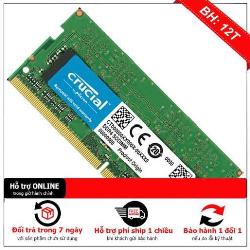 RAM Laptop Crucial DDR4 4GB 2133 - CT4G4SFS8213 - Hàng Chính Hãng