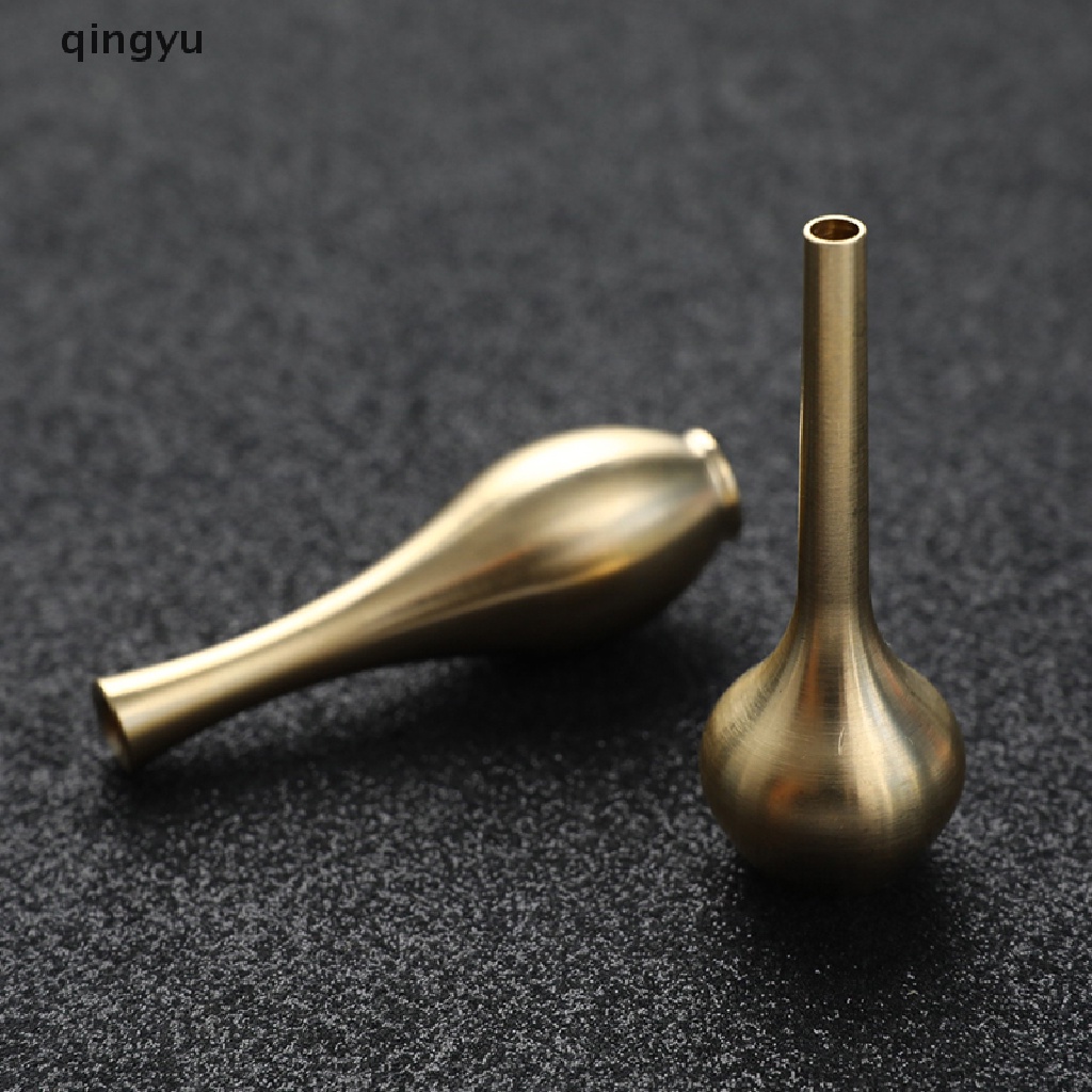 Bình Hoa Mini Bằng Đồng Nguyên Chất Màu Vàng Độc Đáo Trang Trí Nhà Cửa