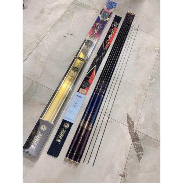 Cần câu tay 5H dài 8m1 chiến long hãng 3260 cần tải cá lên tới 18kg y hình